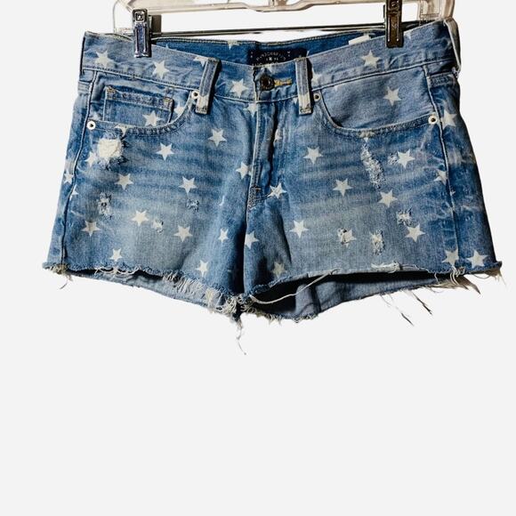 Lucky Brand The Cut Off Star Print Shorts 2/26 - Picture 3 of 8